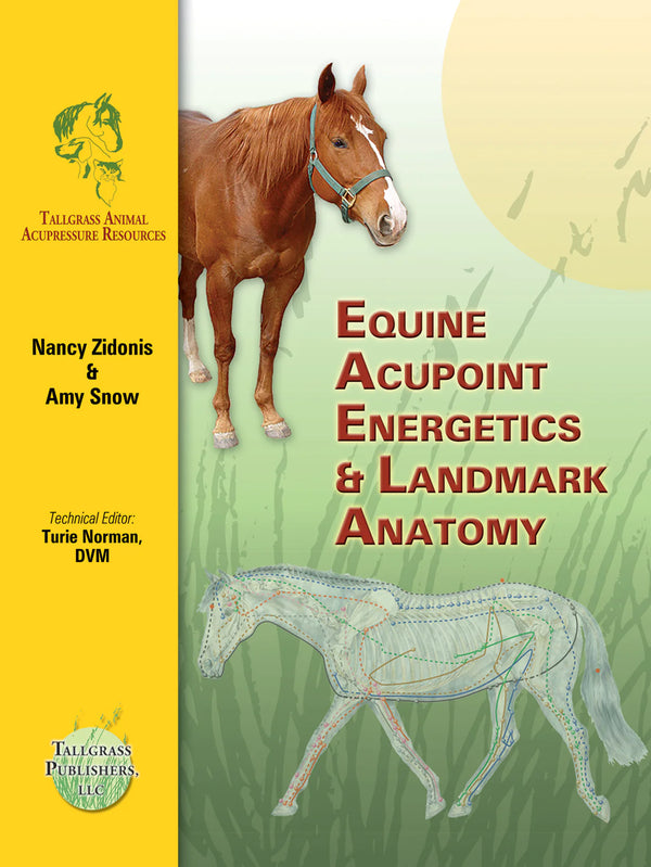 cover of equine acupoint energetics and landmark anatomy book